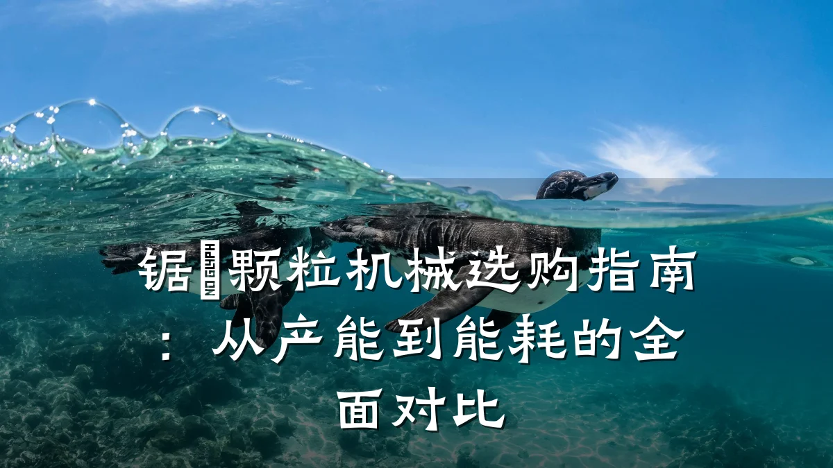 锯沬颗粒机械选购指南：从产能到能耗的全面对比