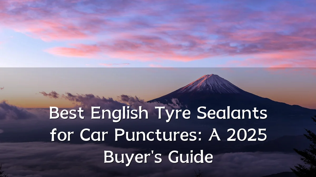 Best English Tyre Sealants for Car Punctures: A 2025 Buyer's Guide
