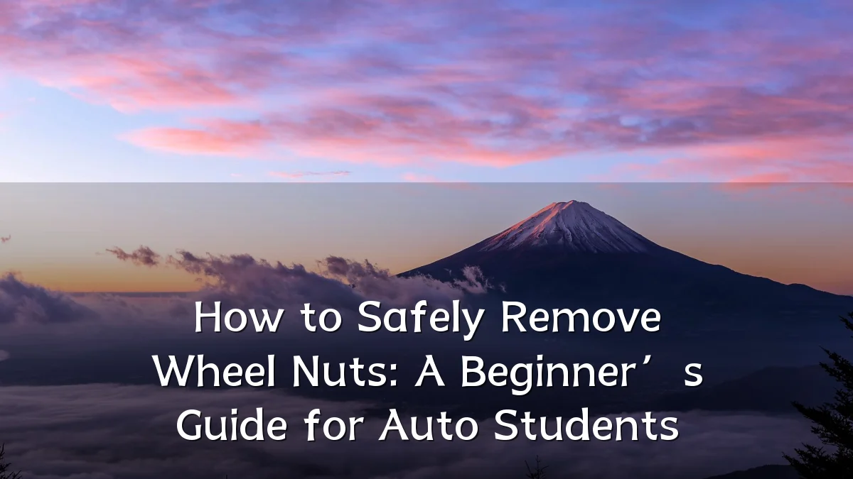 How to Safely Remove Wheel Nuts: A Beginner’s Guide for Auto Students