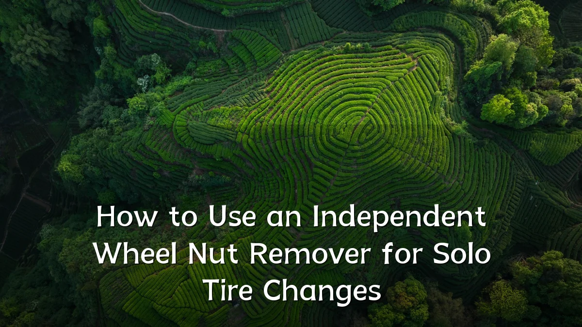 How to Use an Independent Wheel Nut Remover for Solo Tire Changes