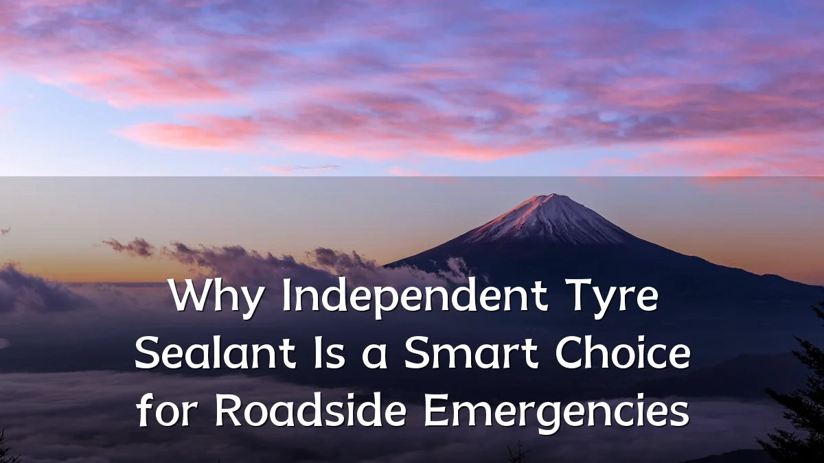 Why Independent Tyre Sealant Is a Smart Choice for Roadside Emergencies