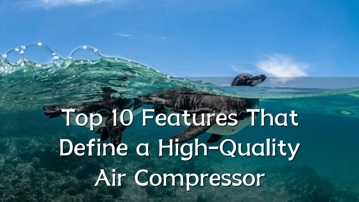 Top 10 Features That Define a High-Quality Air Compressor