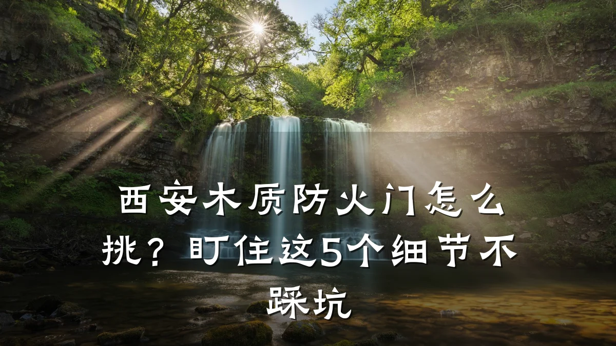 西安木质防火门怎么挑？盯住这5个细节不踩坑